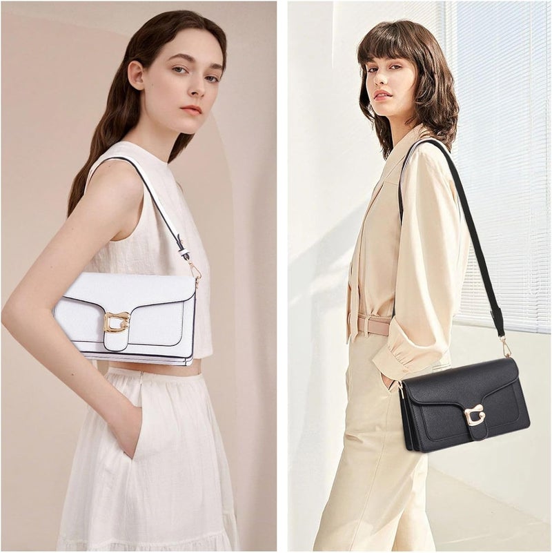 Travistar Store Crossbody Bags for Women Trendy - Small Cross Body Purse Shoulder Bag Leather Handbags Evening Clutch with 2 Straps - Image 2